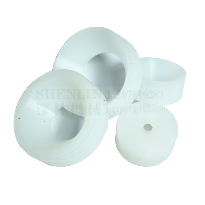 SHENLIN Capping head of capping tool, mandril atornillado, tapón de botella tapón de rosca, cabeza de tapado de silicona, 20-30mm, antidesgaste, blanco