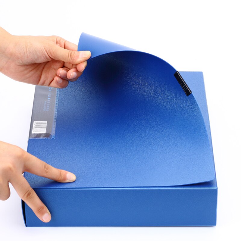 Mirui A4 Praktische Plastic Bestand Doos Informatie Dozen Document Bestanden Opbergdoos Gevallen Papier Organisator Kantoorbenodigdheden