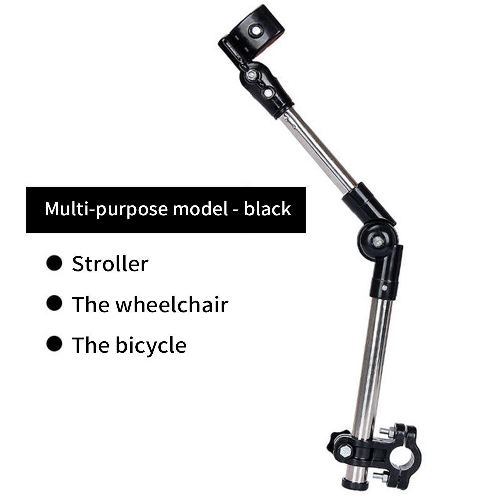 Paraplu Connector Kinderwagen Paraplu Beugel Klem Verstelbare Uitschuifbare Rolstoel Fiets Paraplu Houder Stand Regen Gear Tool