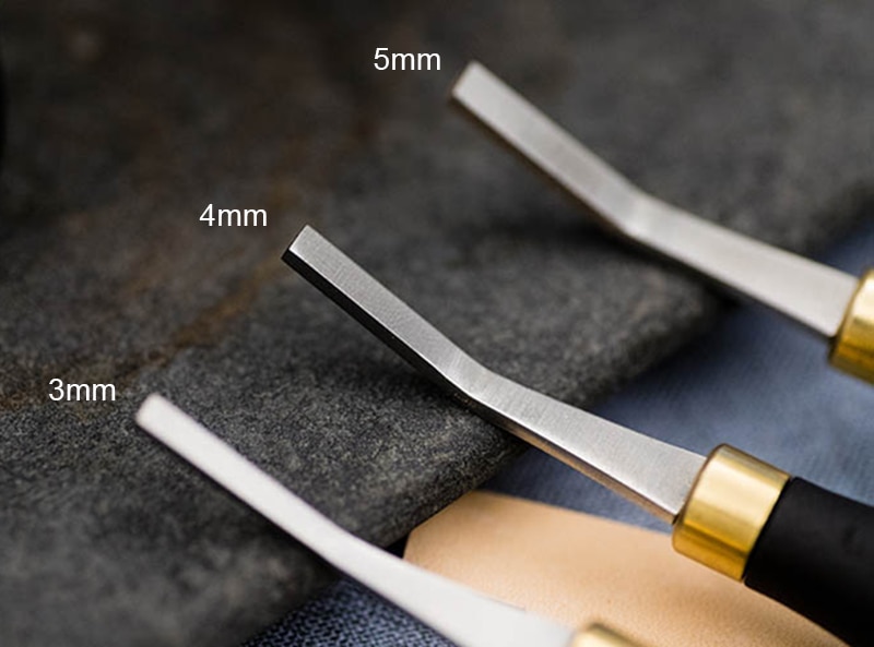 Pro detail rougher file tool and stainless steel spatula for leather craft