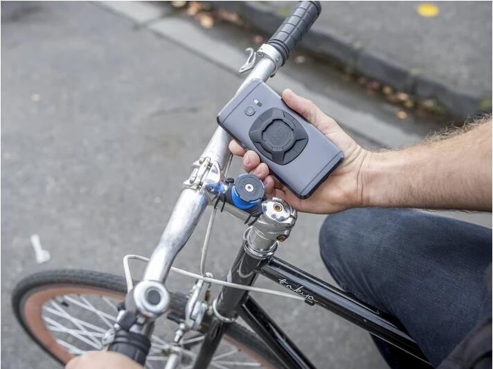 Quad sperren Handyhalterung - aus Vorderseite montieren + Universal- Adapter - Fahrradlenker