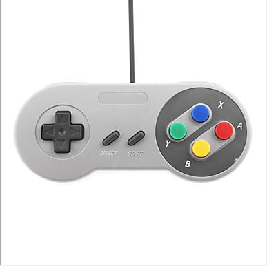 1x Super Game Controller SNES USB Classic Gamepad for PC MAC Games for Win98/ME/2000/2003/XP/Vista/Windows7/8/ Mac os: A