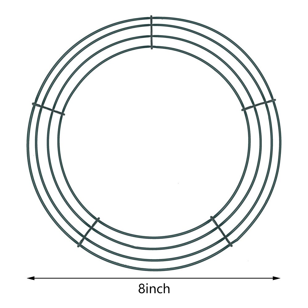 Floral Hoop Wreath Geometric Wire Round Shape Hoop Frame Of Artificial Flower For Wedding Backdrop Wall Christmas Decor