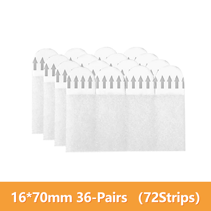 12Pairs Velcro Strap Tape No Damage To Wall Removable Adhesive Strips Fixing Pads Hanging Mounting Picture Wall Stickers Sticky: Orange