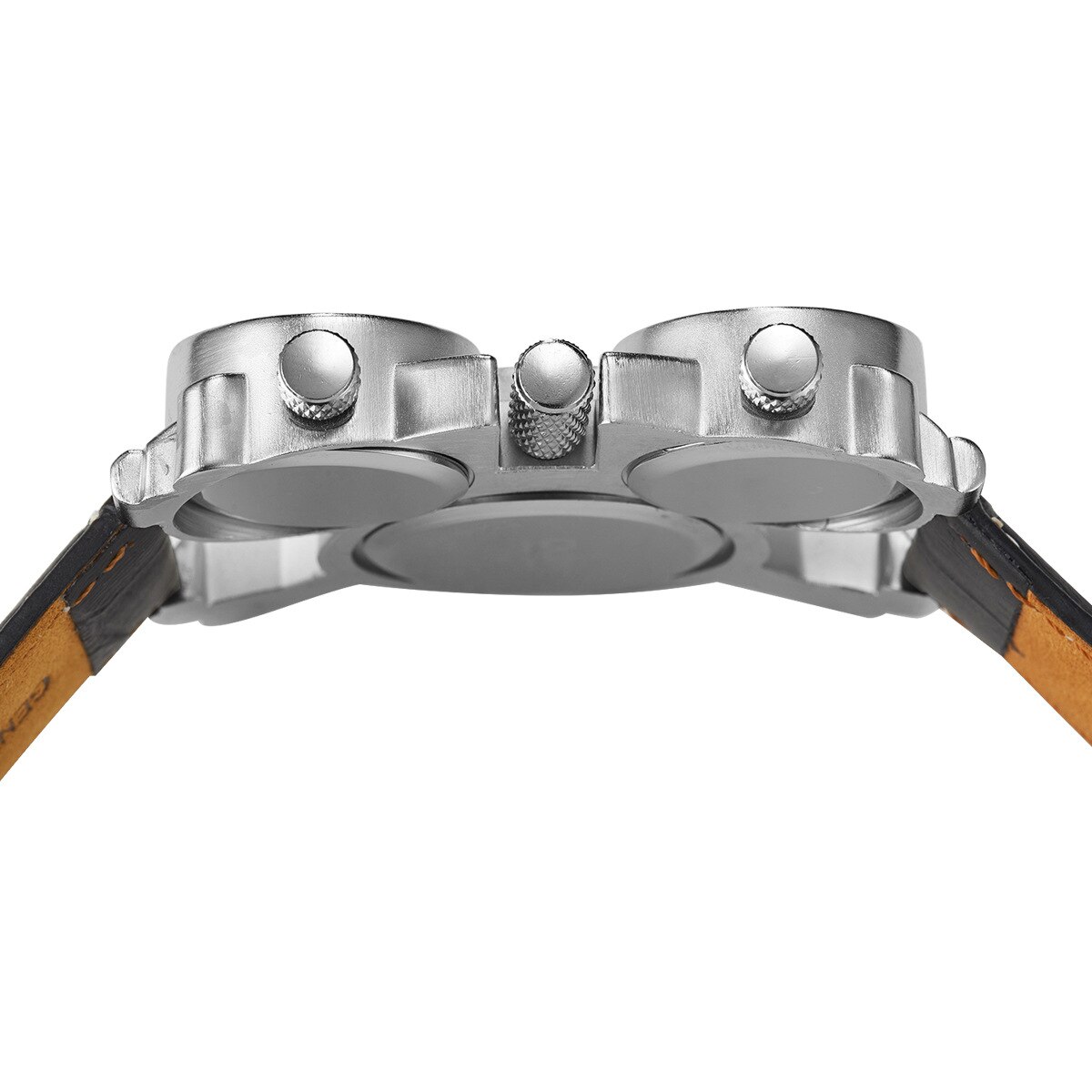 OULM1167 Multi-Tijdzone Band Persoonlijkheid Multi-Dial Heren Quartz Horloge