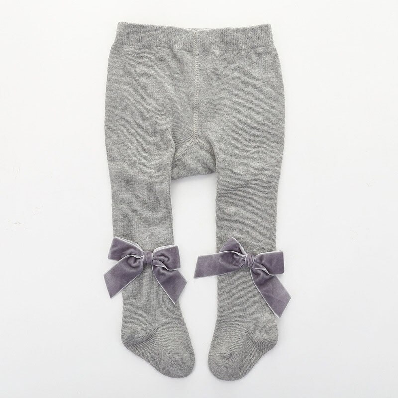 Mallas para niña de 0 a 24 meses, lazos grandes, medias de algodón suave para bebé, invierno y otoño, medias para niña pequeña