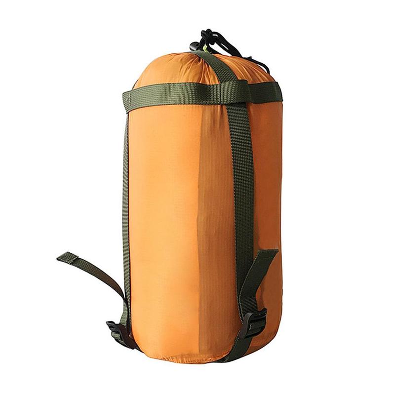 Udendørs camping sovepose kompressionstaske afslappet bomuldsopbevaringspose hængekøje  i9 h 5: Orange