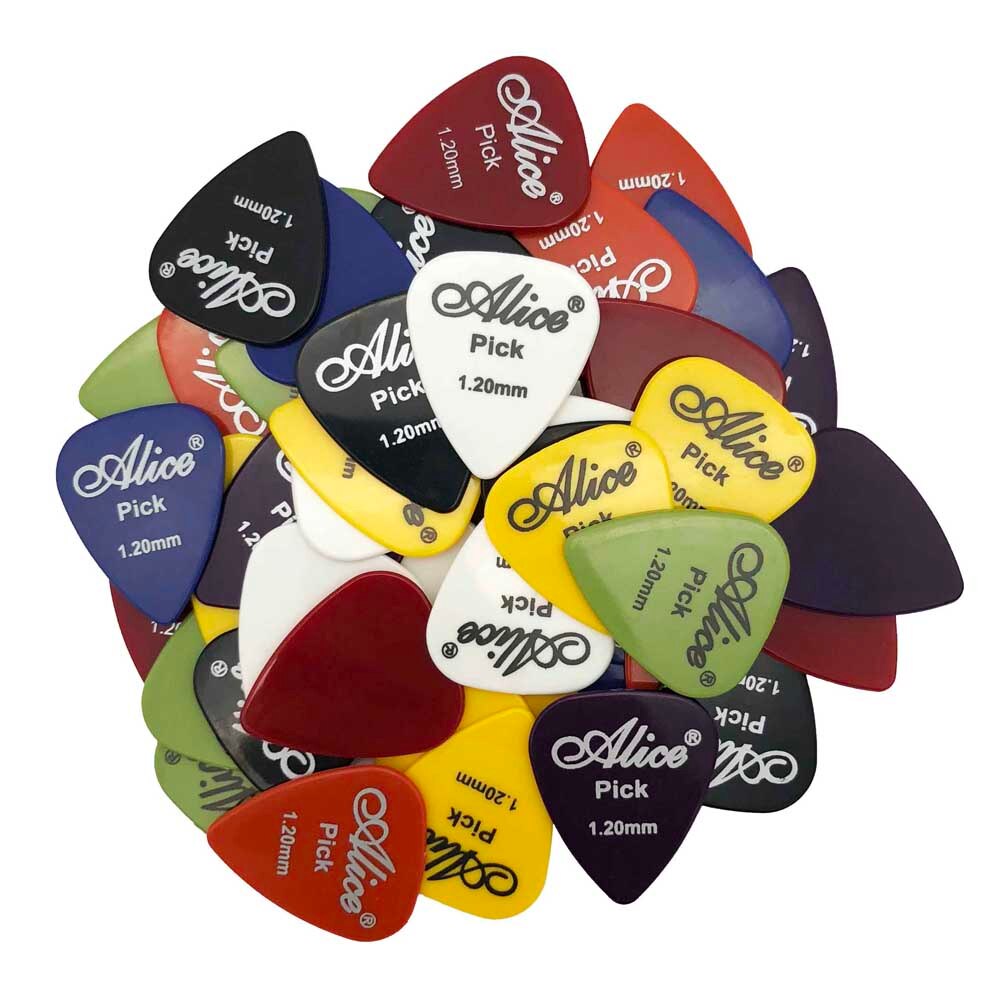 50 stuks Alice Plectrums Akoestische Elektrische Mediator Guitarra Violao Accessoires Dikte 0.58 0.71 0.81 0.96 1.20 1.50 (mm): 1.2 mm