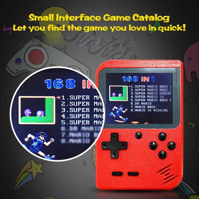 Retro Draagbare Mini Game Spelers 3.0 Inch Handheld Video Game Consoles Av Out Verbinding Tv Hd Screen Twee Spelers Voor jeugd