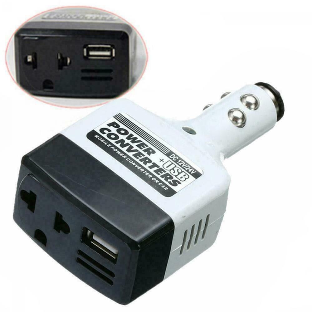 12V/24V Car Mobile Power Inverter Adapter Auto Car Power Converter Charger Used for All Mobile Phone