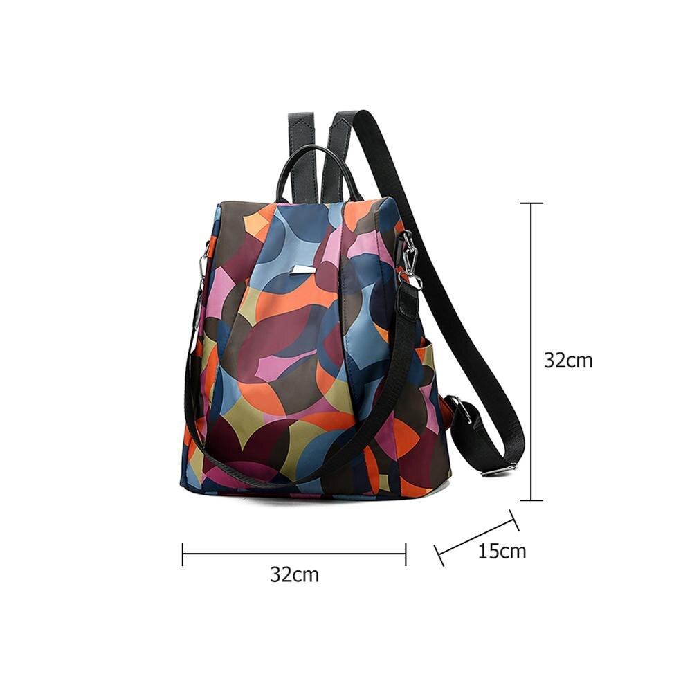 Casual Oxford Doek Vrouwen Rugzak Anti Diefstal Meisjes Schooltassen Tiener Reizen Dagrugzak Schoudertas Kleurrijke Mode Grote Back Pack