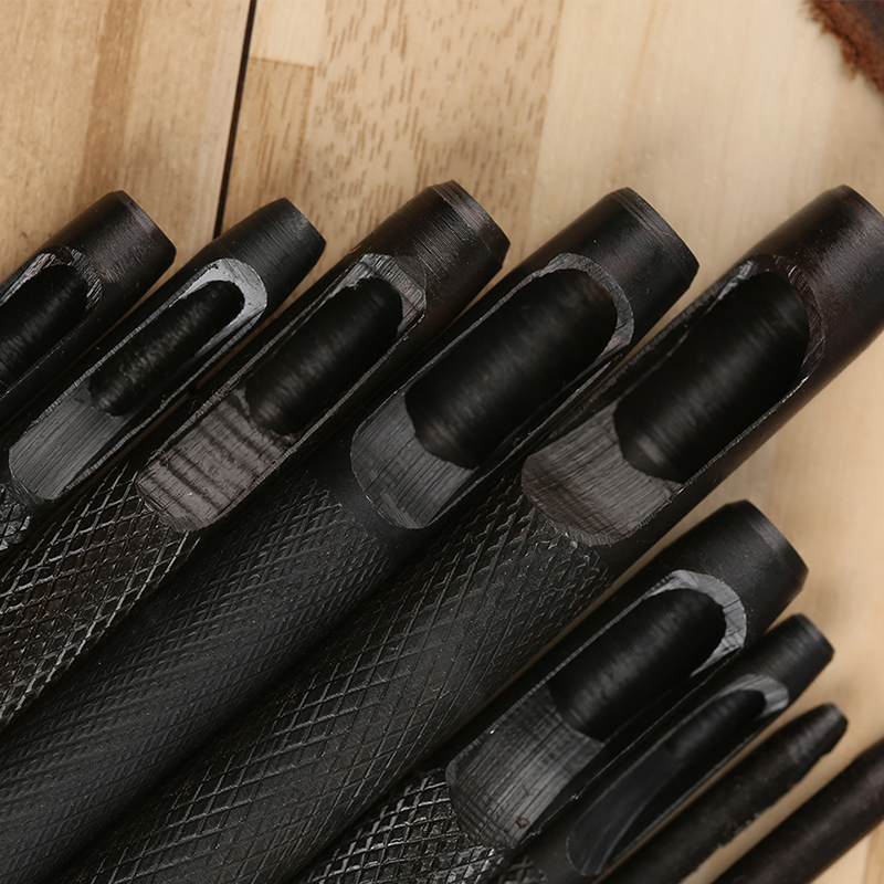 1Pc 1mm-10mm Round Shape Leather Hole Punch Steel Leather Craft Hollow Hole Punch For Clothing Leather Working