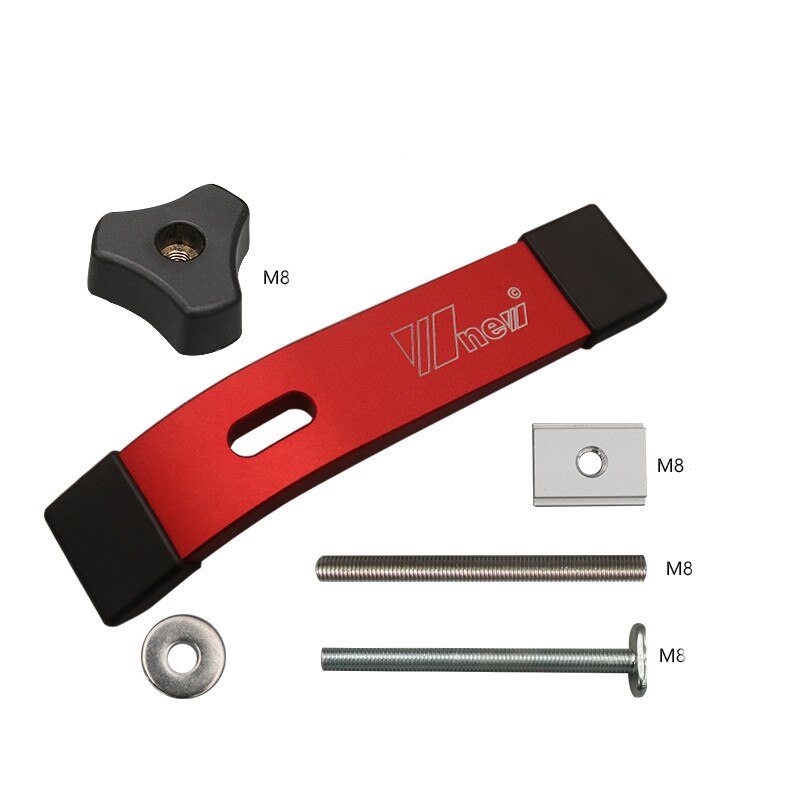 T-Track Hold Down Clamps Set - Aluminum Alloy Adjustable Clamps For Woodworking Workbench - Universal Clamp Tool For Router, CNC, Table Saw