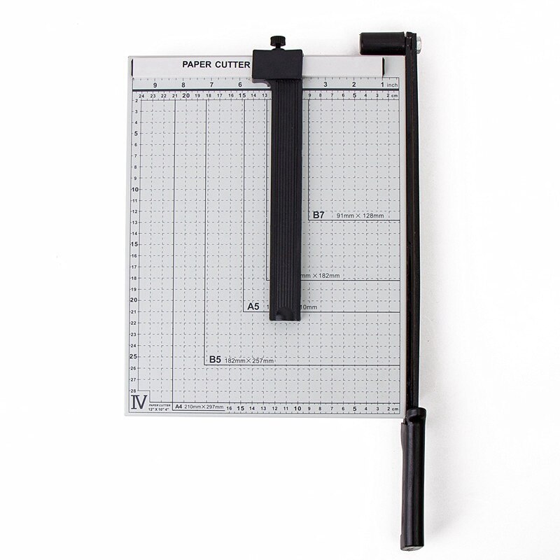 A4 Paper Trimmer Guillotine Adjustable Guide Plate Paper Cutter Paper Trimmer Perfect for Cutting Paper Photos & Labels