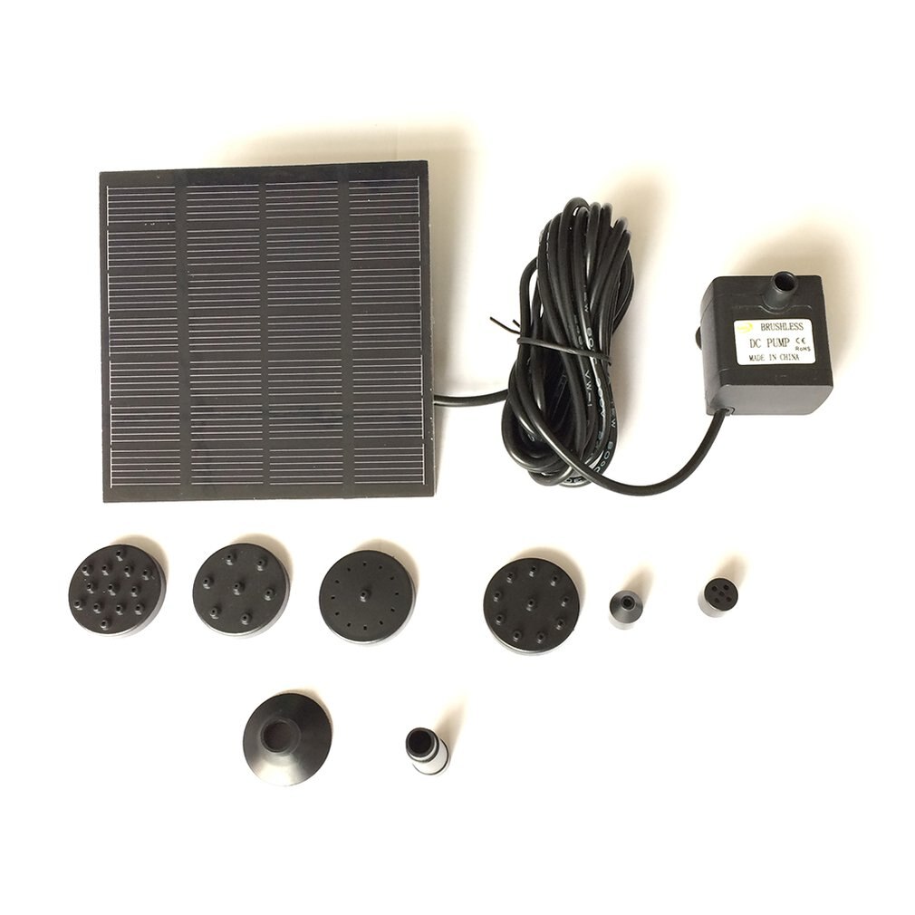 Solar Power Water Pump Garden Fountain Pool Watering Pond Pump Pool Aquarium Fish Tank with Separate Solar Panel: HY127200