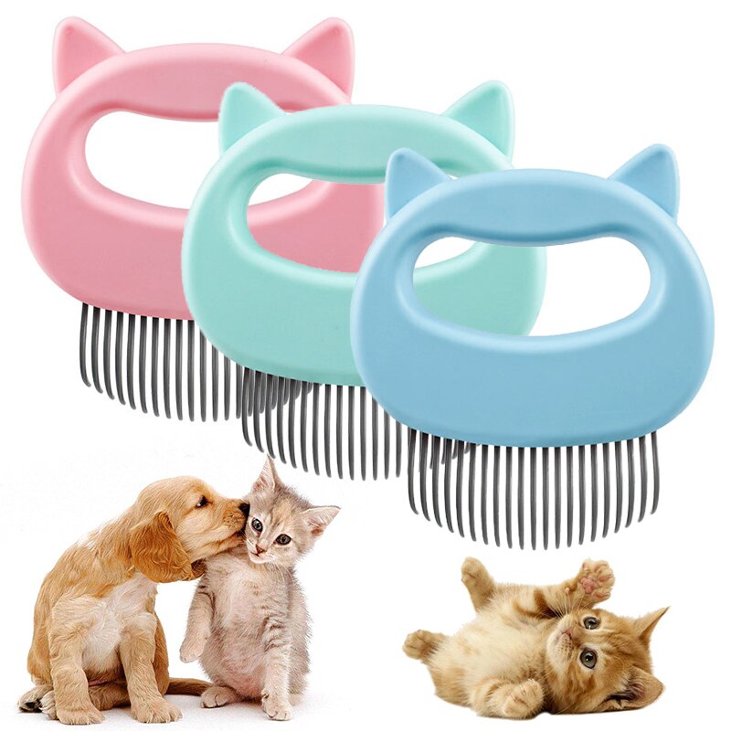 1 Pc Pet Kat Hond Massage Kam Shell Kam Grooming Ontharing Verlies Reinigingsborstel Multifunctionele Pet Grooming Hond Levert