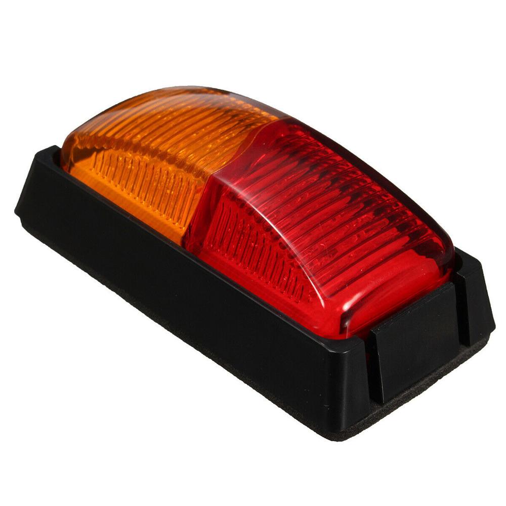 Fuleem 2Stck 10-30V 8 LED Bernstein und verrotten Seite Marker Licht Freiheit Lampe Anhänger Lkw Wasserdicht