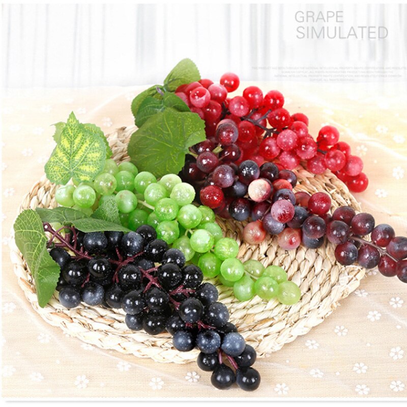 Artificial Fruit Grape High Simulation EP Material Low Price Berry Decor Diy Home Decoration Accessories Factory