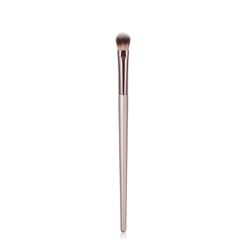 Enkelt makeup børste foundation contour highlight blusher makeup børste træ langt håndtag 1 stk: 9