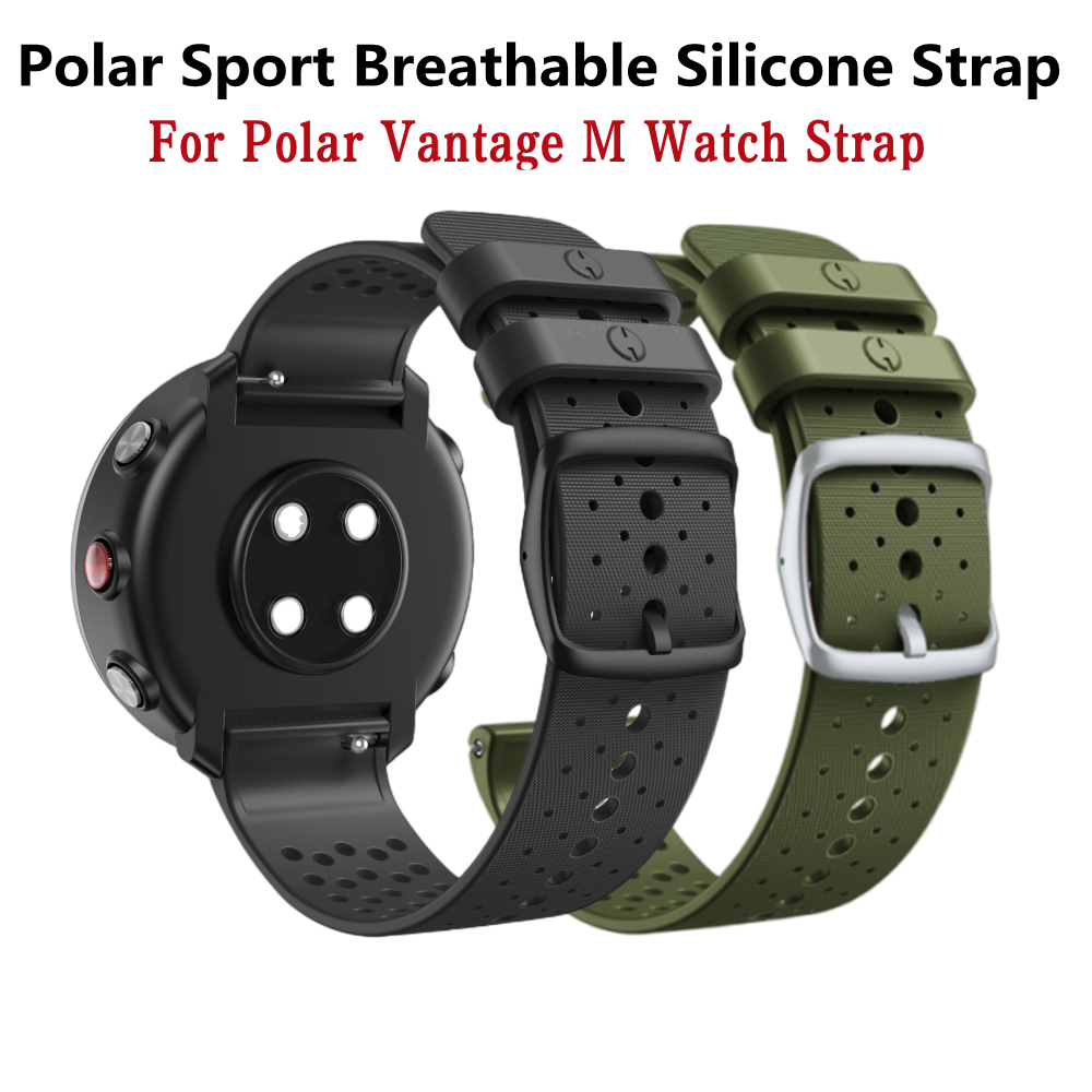 Silikone smartwatch-rem til polar vantage m rem til armbånd, udskiftning af armbånd, easyfit armbåndstilbehør