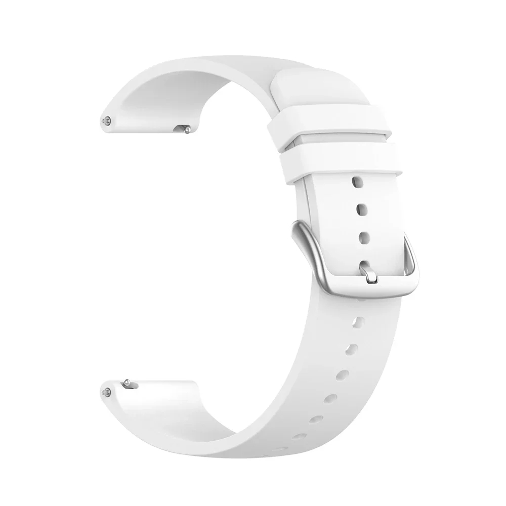 20mm 22mm silikonebånd til xiaomi watch  s4/s3/s2/s1 pro rem til huawei ur/garmin armbånd vandtæt armbånd til amazfit: Blå lyserød / 22mm