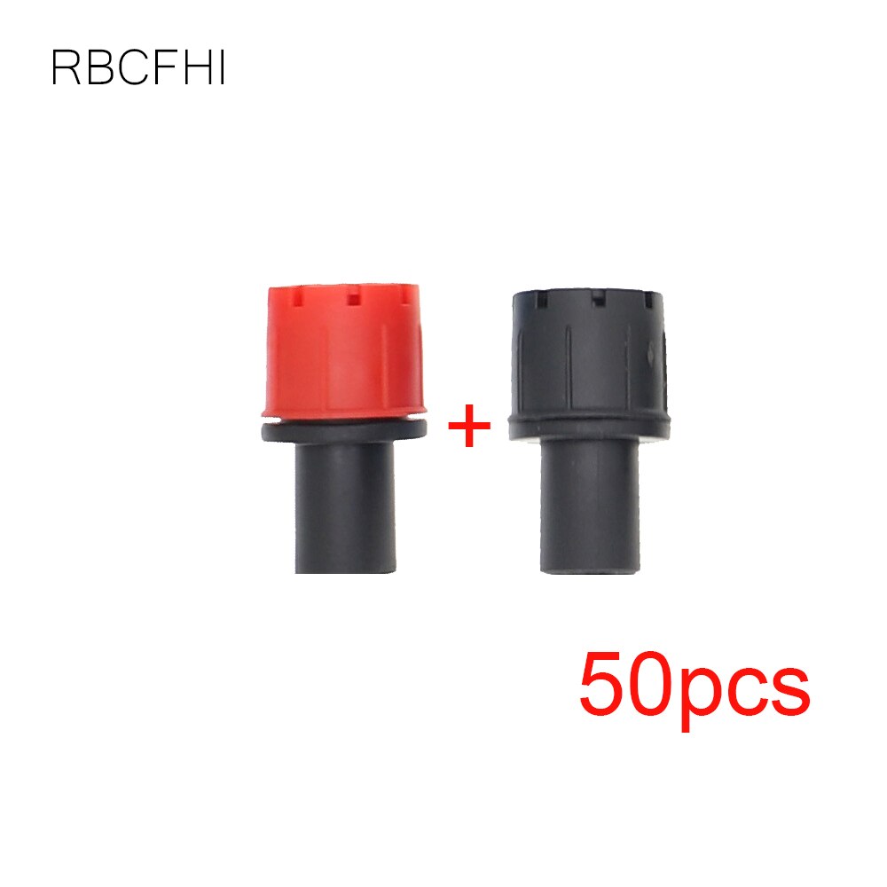 RBCFHl 20-50PCS 6mm Adjustable Dripper hole threaded connector Micro Drip Irrigation Watering Anti-clogging Emitter: E-Mix 20pcs