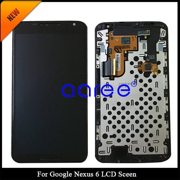 Tracking No. 100% tested AMOLED For Moto Google Nexus 6 LCD for XT1100 XT1103 Display LCD Screen Touch Digitizer Assembly