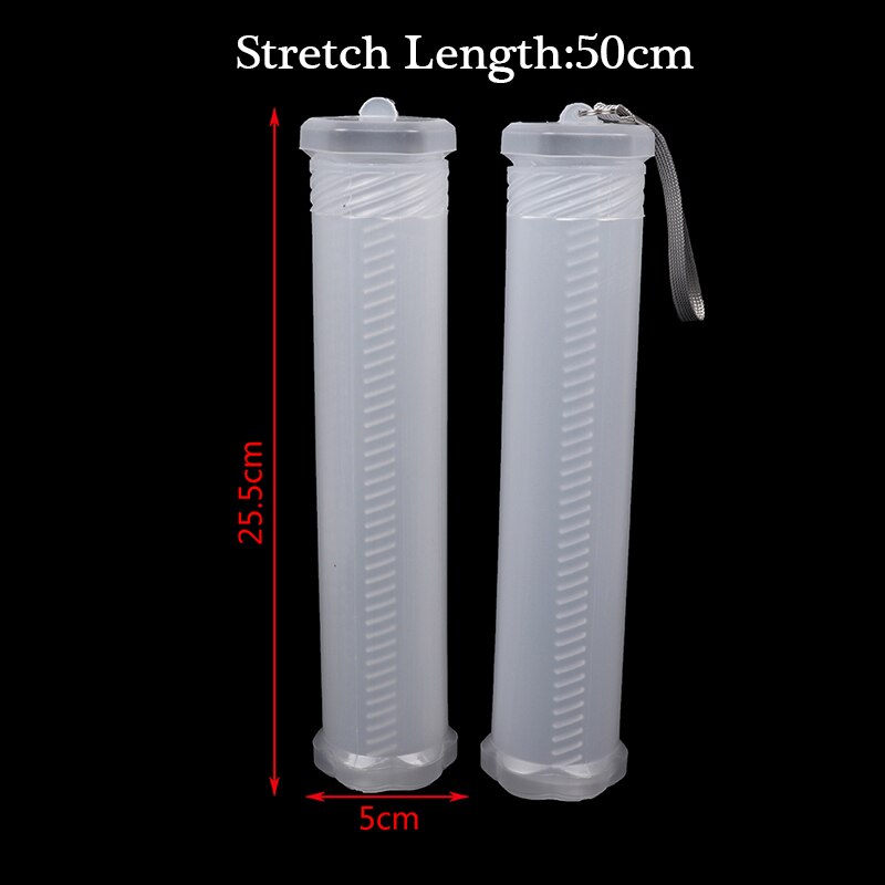 Adjustable Foldable Pen Organizer Plastic Student Supplies Transparent Portable Slim Pen Holder Pencil Case