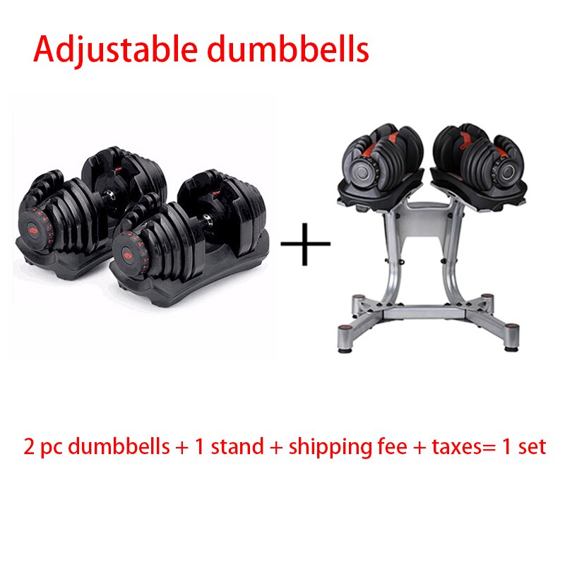 Sports Men's home fitness exercise muscle good equipment - adjustable weight exercise dumbbells
