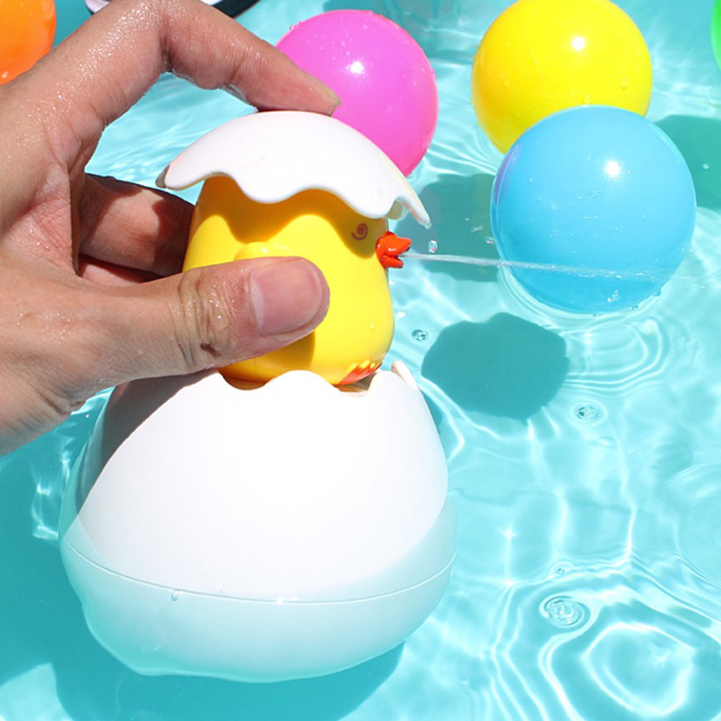 Baby Cloud Duck Ei Pinguïn Ei Waternevel Regen Zwemmen Plaything Baden Speelgoed Cloud Grappig Speelgoed Strand Kind Speelgoed Kinderen