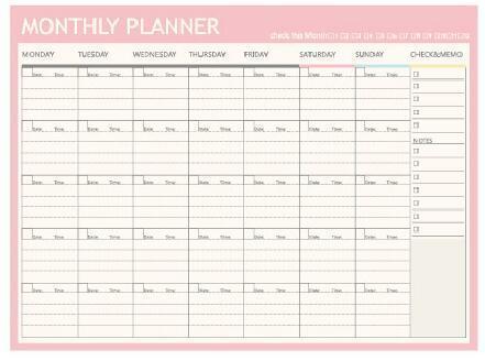 Korea Stationery Memo Notepad Month Day weekly planner Mini Notebook For Student Classmate stickers Office 365 plan: Candy color month