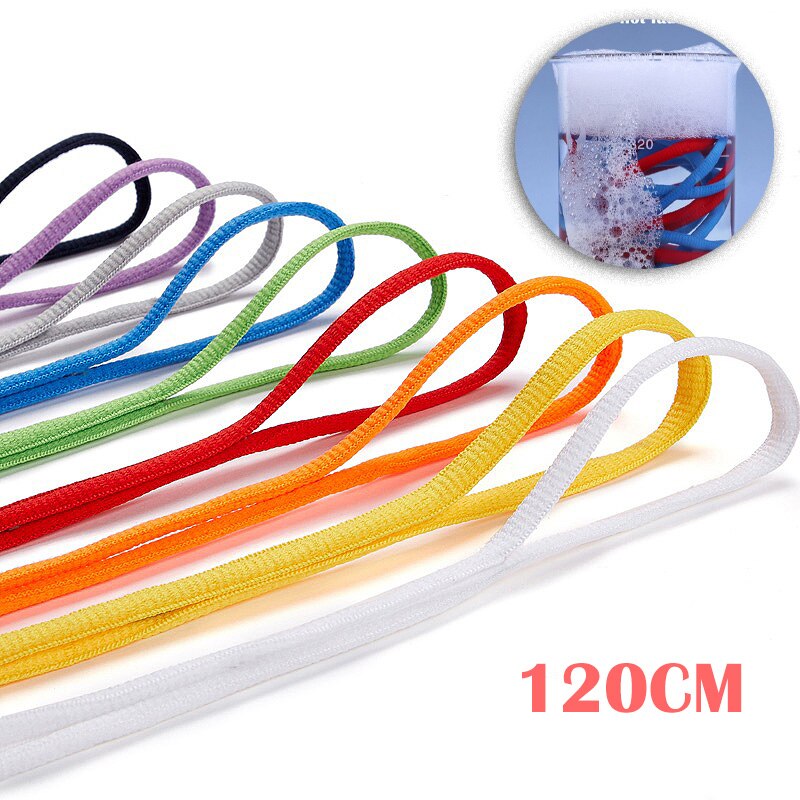 Sneakers Klassieke Shoewies Veters Sport Schoenveters Kleur Platte Halfronde Geschikt Voor Alle Schoenen Ronde Veters Mannen Vrouwen 120cm