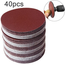 75-80mm Round 40pcs Sandpapers Disk Sanding Grit 320~2000 Polishing Grinders
