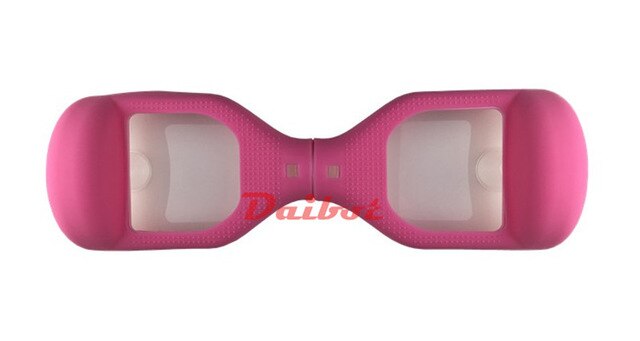 Auto-équilibrage Scooter électrique 6.5 pouces Anti-rayure coque en Silicone pour Hoverboard électrique Multi couleur coque en Silicone de protection: Pink