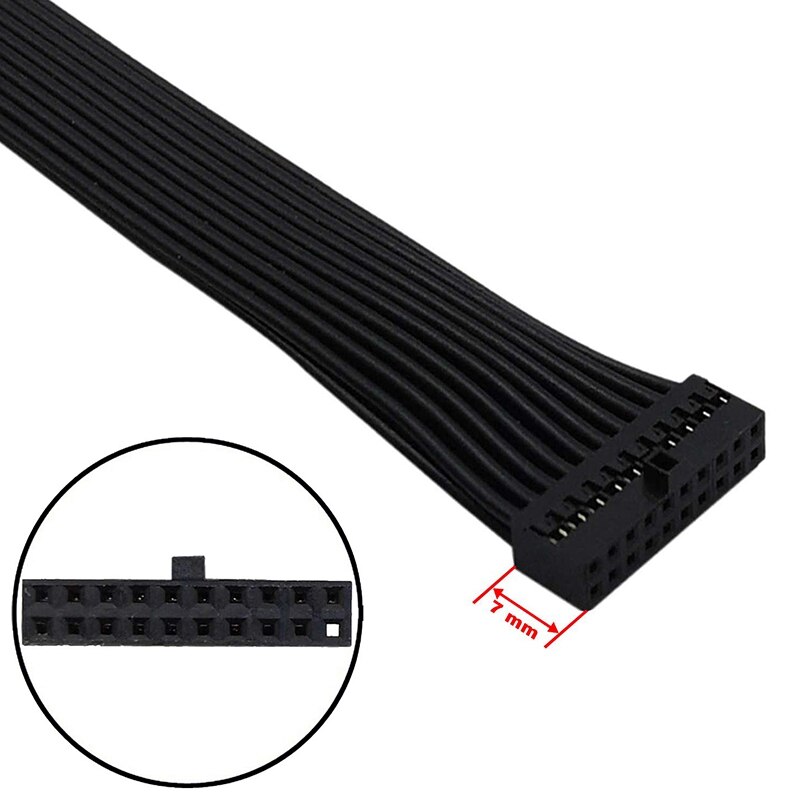 Kleine Mini Usb 3.0 19/20 Pin Interne Uitbreiding Header Adapter Kabel Voor Moederbord 4.7 Inch (2 Pack)