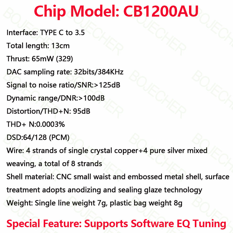 CX31993 Audio Decoder CB1200AU Chip Geluidskaart Digitale Decoder HiFi DAC Type C naar 3.5 Hoofdtelefoon Adapter Decoderen AMP Voor Android