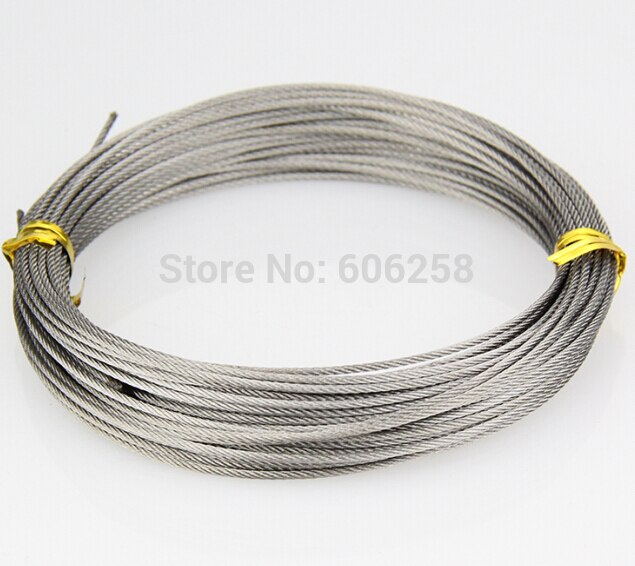 Stainless Steel Wire Rope 1.5MM Lift Racks Rope Clothesline 100Meter