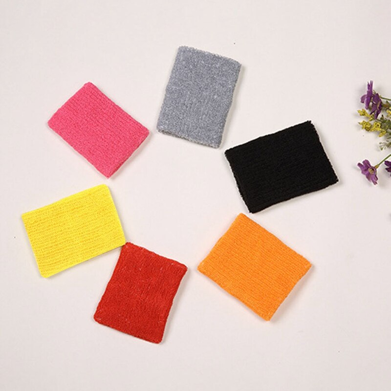 1Pcs Wrist Sweatband Tennis Sport Wristband Brace Support Sweat Band Towel Bracelet Protector 8*10cm Volleyball Gym Wrist