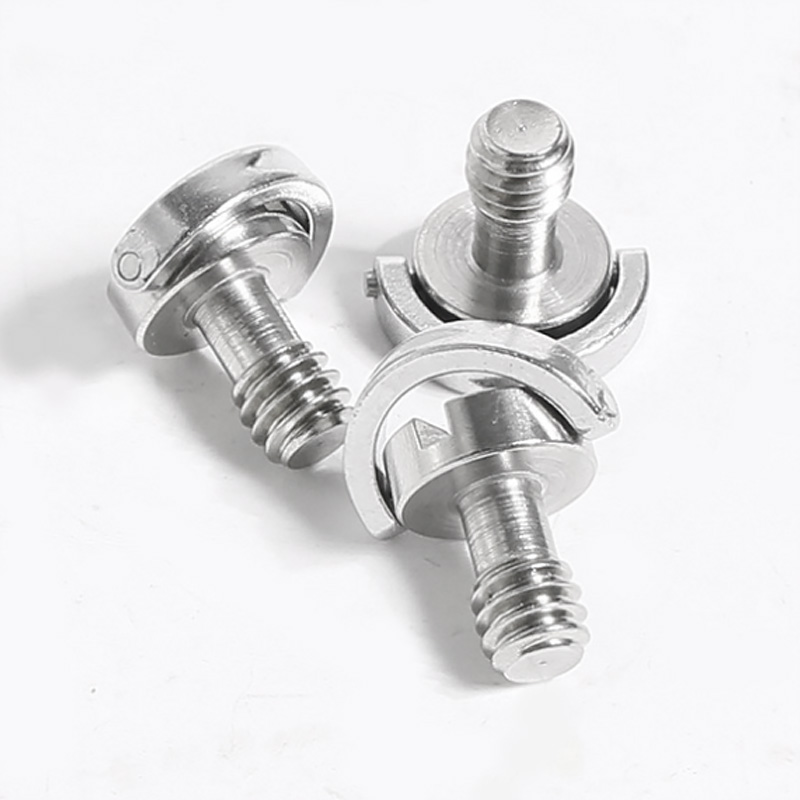 5 PCS Universal D Shaft D-ring 1/4 Inch Hexagon socket Thead Camera Screw for DSLR Camera Rig - LS007