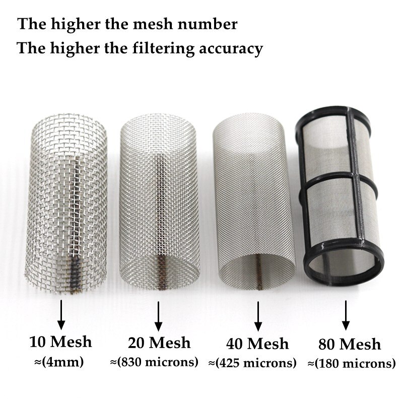 Garden Watering Filter 1&#39;&#39; Male Thread Plastic Irrigation System Impurity Prefilter Aquaculture Household Water Pipe Filter