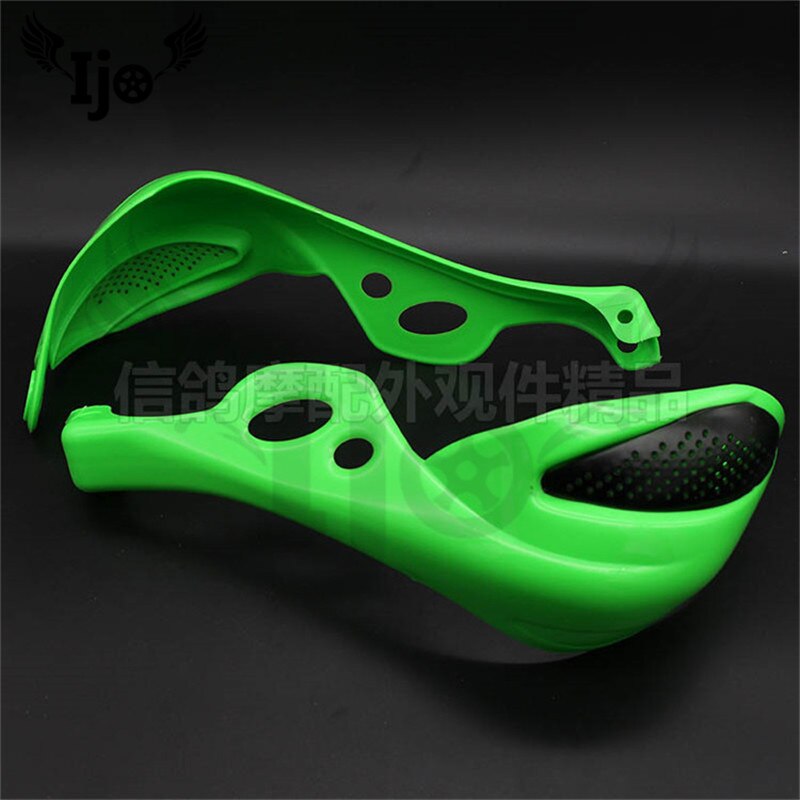 modified motorcycle hand guard Anti fall windproof protector universal 22mm 28mm falling protect moto hand guard: Green