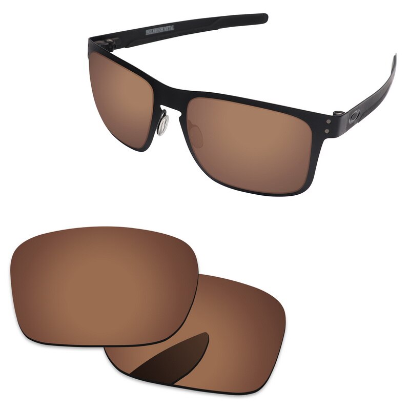 Polycarbonate-lentilles de remplacement pour Holbrook Metal | Authentique, cadre OO4123 Protection UVA et UVB-Options multiples-PC: Copper Brown-PC