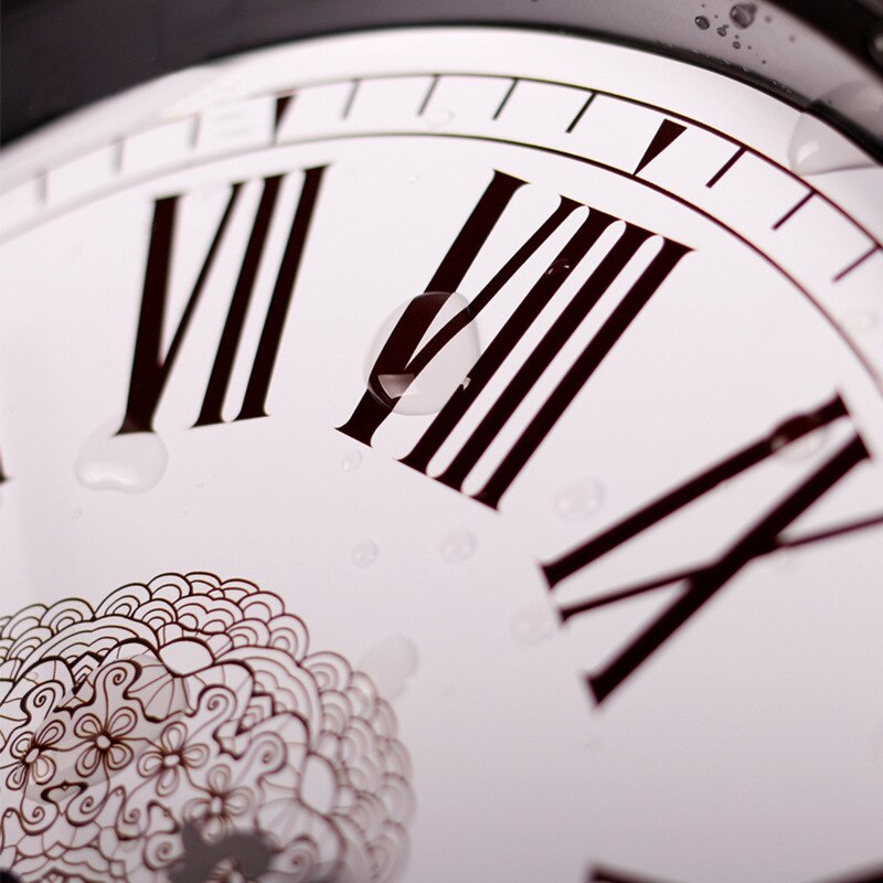 12 Inch Simple Roman Digital Quartz Clock Art Deco European and American Style Silent Wall Clock