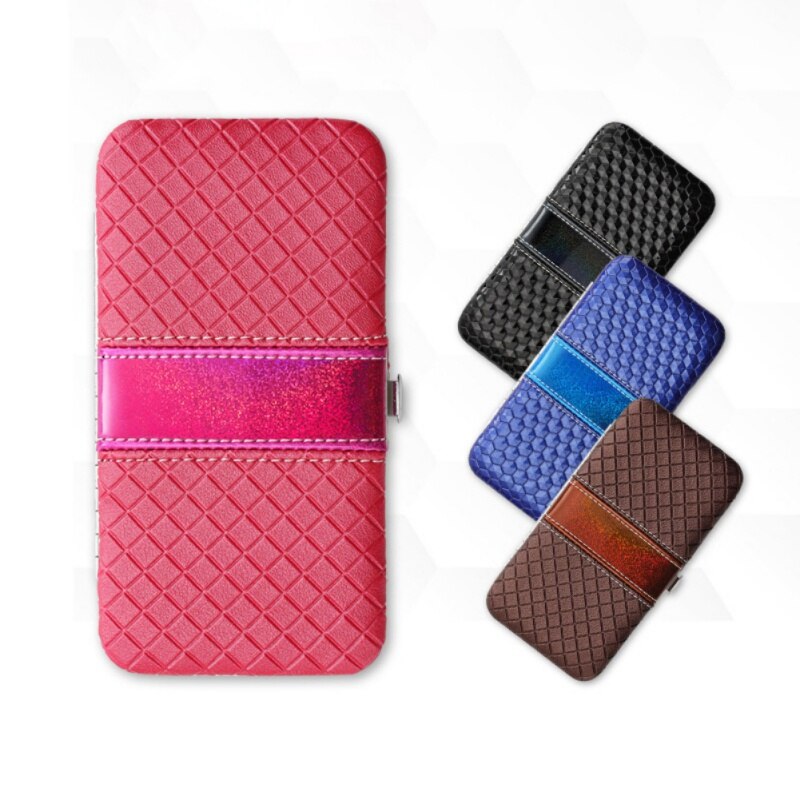 18 Pcs Nail cutter Set Nail Clipper Set bag Stainless Steel Manicure Pedicure Tool Nail Clipper Kit Set Luxurious Case free ship