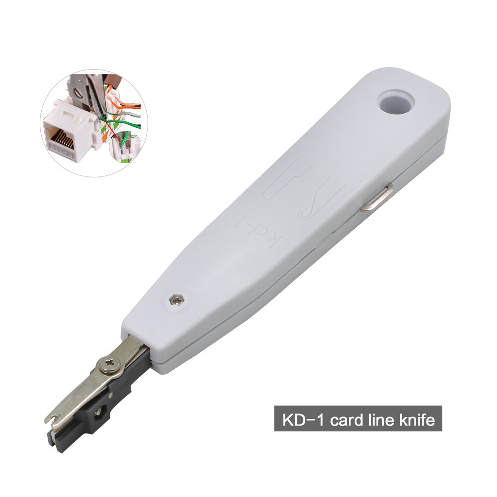 TISHRIC 5-in-1 Network Cable Tester Patchpanel Cable Tracker Network Tracker+ Crimper +Krone +Stripper Wire Tracker