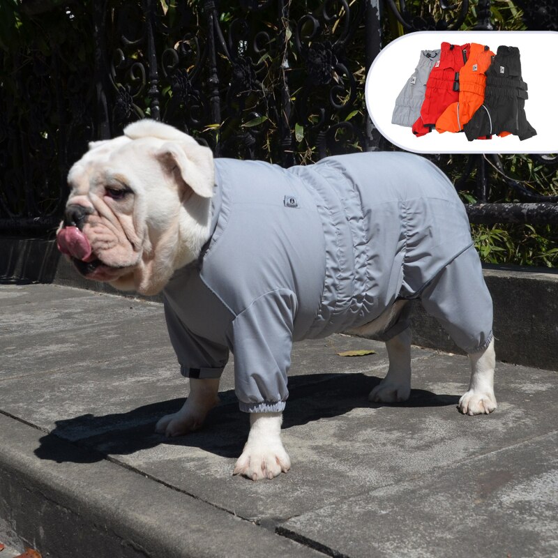 French Bulldog Clothes Jumpsuit Waterproof Clothing English Bulldog Dog Raincoat Pit Bull Terrier American Bully Pitbull Costume