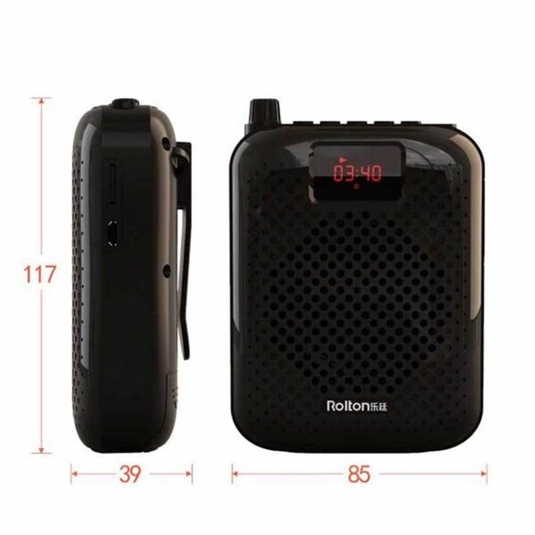 Microfone portátil k500 bluetooth, alto falante, auto pareamento, amplificador de voz, megafone, alto-falante para promoção, reunião de ensino