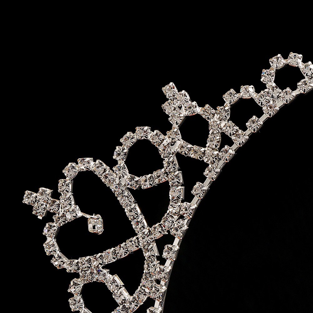 Diadèmes et couronnes de princesse en cristal pour filles, bijoux de cheveux, accessoires pour bal de mariage