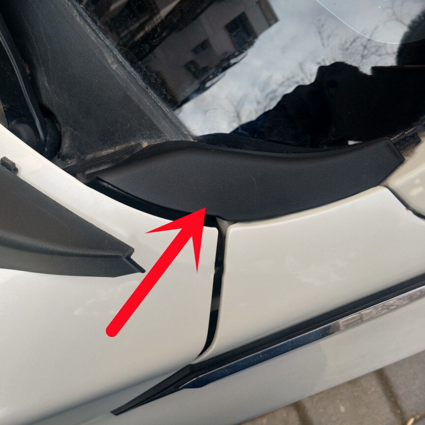Panel Deflector de agua para Suzuki Vitara, cubierta de extensión embellecedora lateral del parabrisas delantero,