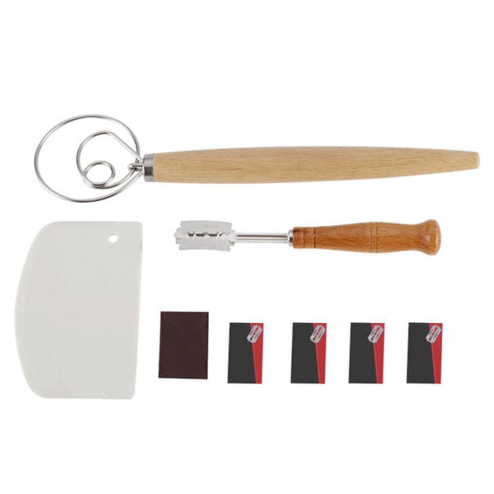 Bread Baking Tool Set Durable Dough Whisk Scraper Kit Baking Supplies Set For Homemade Cake Baking Pastry Tools